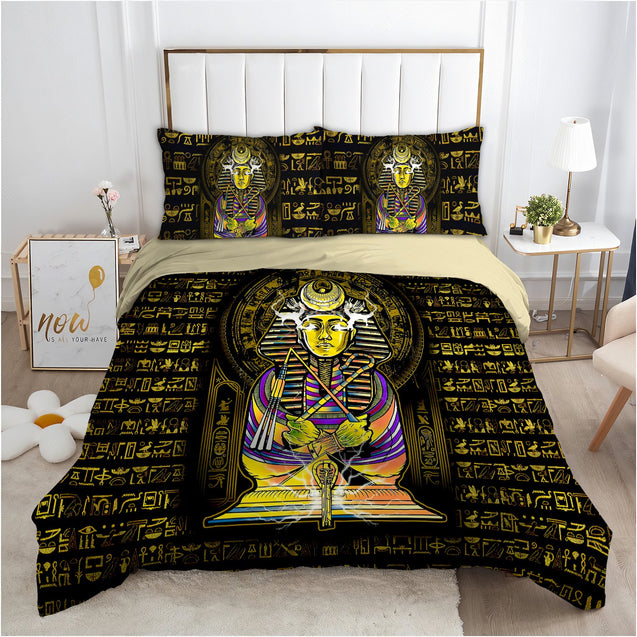 Ancient Egyptian God Bedding Set-ML