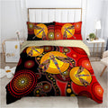 Aboriginal Dragonfly Australia Indigenous Painting Art Bedding Set