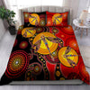 Aboriginal Dragonfly Australia Indigenous Painting Art Bedding Set