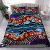 Aboriginal Colorful Lizards Australia Indigenous Painting Art Bedding Set