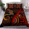 Aboriginal Lizard Hiden Sun style Australia Indigenous Painting Art Bedding Set