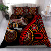 Aboriginal Kangaroo Sun style Australia Indigenous Painting Art Bedding Set