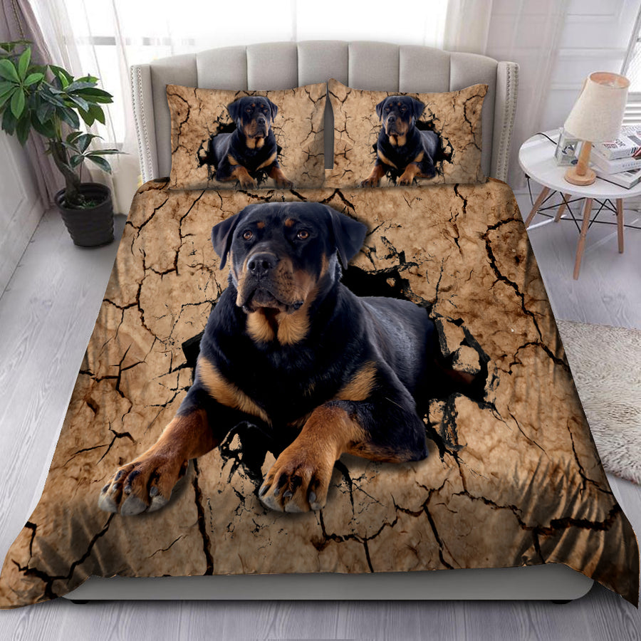 Rottweiler bedding set HAC250703-HG-Bedding Set-HG-Twin-Vibe Cosy™