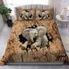 Elephant bedding set HG71506-Bedding Set-HG-Twin-Vibe Cosy™