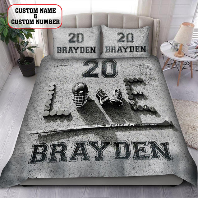 Baseball custom name bedding set AM092016