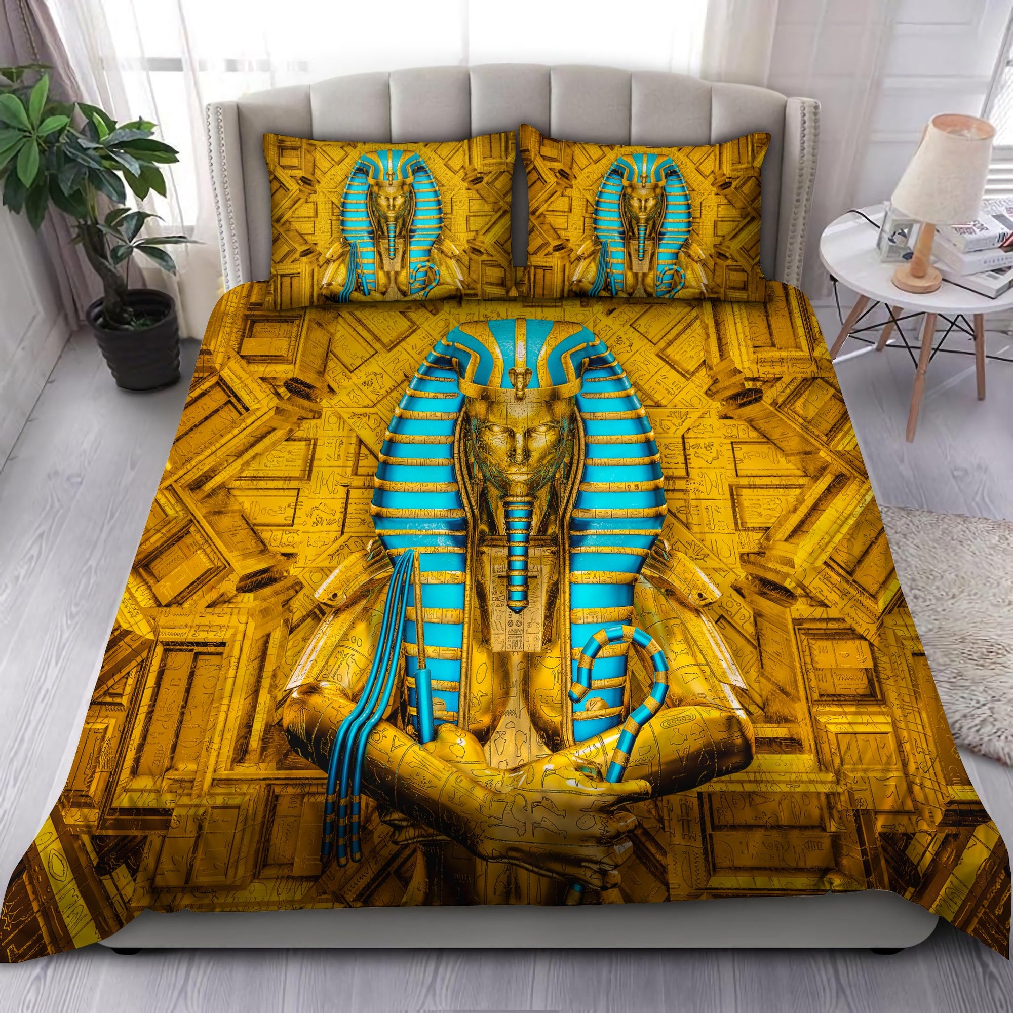 Ancient Egypt Art Bedding Set-HP-Bedding-HP Arts-Twin-Vibe Cosy™