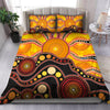 Aboriginal Australia Indigenous Flag Circle Dot Painting Art Bedding Set TR2906202-Bedding Set-Huyencass-US Twin-Vibe Cosy™