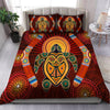 Aboriginal Turtle Boomerangs Bedding Set, Australia Indigenous Painting Art Bedding Set-Bedding Set-Huyencass-Twin-Vibe Cosy™