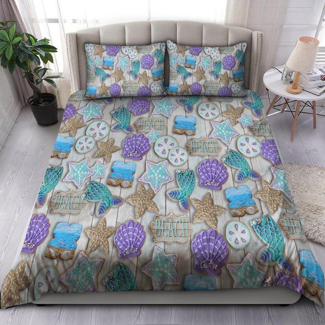 The Beach Stole My heart Purple Bedding Set TR0608203