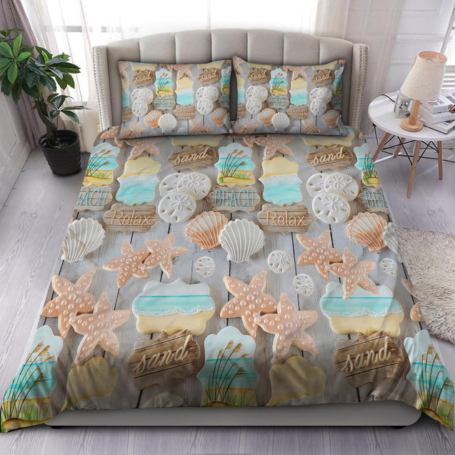 The Beach Stole My heart Bedding Set