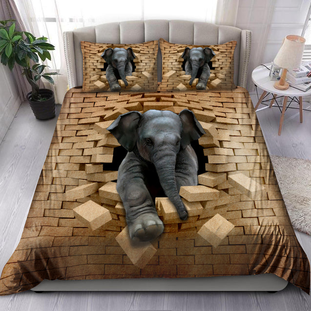 Elephant bedding set HAC240702-HG-Bedding Set-HG-Twin-Vibe Cosy™