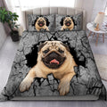 Pug bedding set HAC170704S-HG-Bedding Set-HG-Twin-Vibe Cosy™