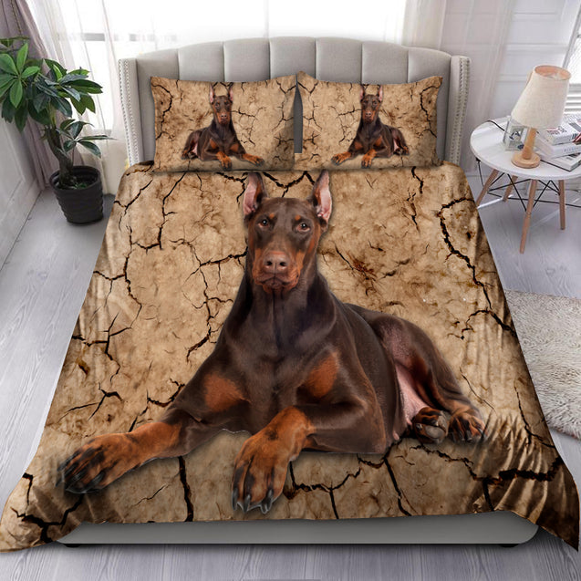 Doberman Pinscher bedding set HAC290701-Bedding Set-HG-Twin-Vibe Cosy™