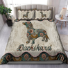 3D All Over Printed Dachshund Weiner Bedding set JJW23102002