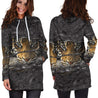 Powerful Tiger Eyes Hoodie Dress Blanket MH2208202-TQH