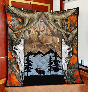 Premium Great Deer Hunting Camo All Over Printed Quilt