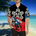 Puerto Rico Sol Taino Hawaii Shirts TH20061604S-Apparel-TQH-Hawaiian shirt-S-Vibe Cosy™