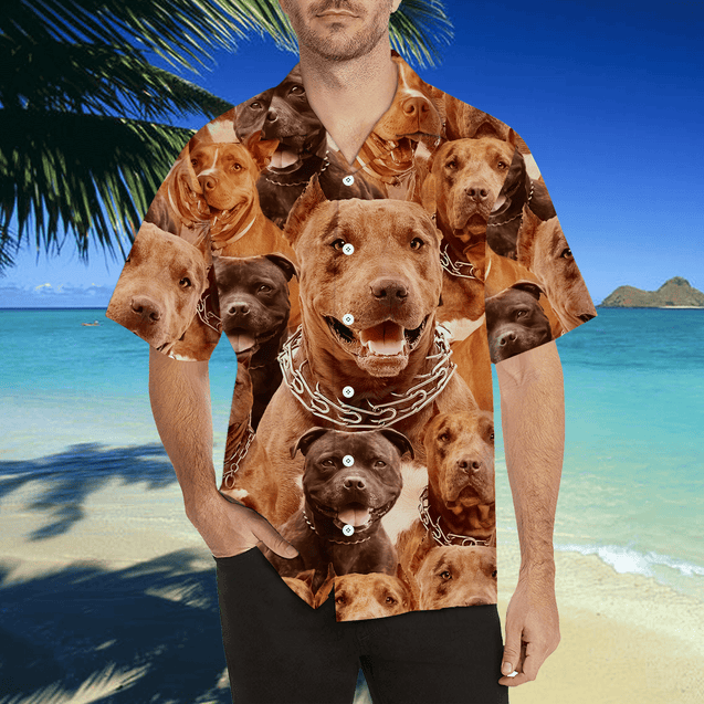 Pitbull hawaii shirt JJW03082004