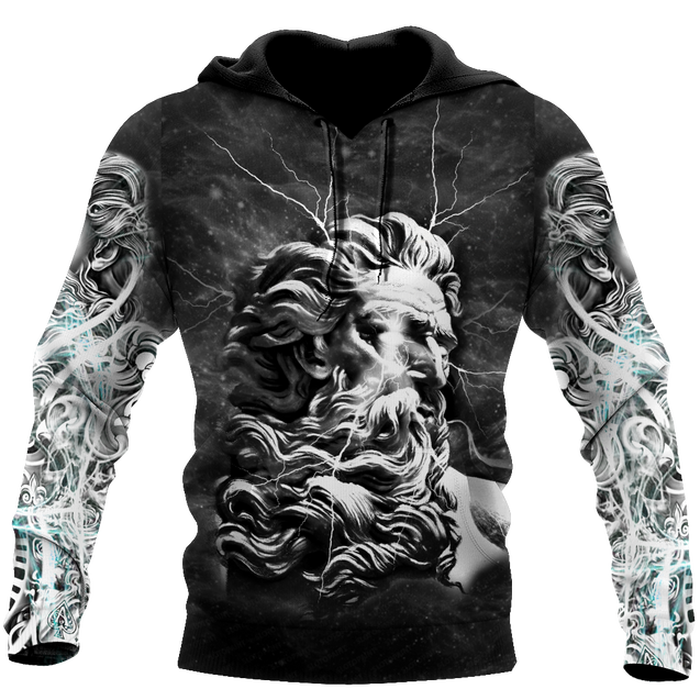 Zeus - King of God 3D Printed MH230520-Apparel-ML-Hoodie-S-Vibe Cosy™