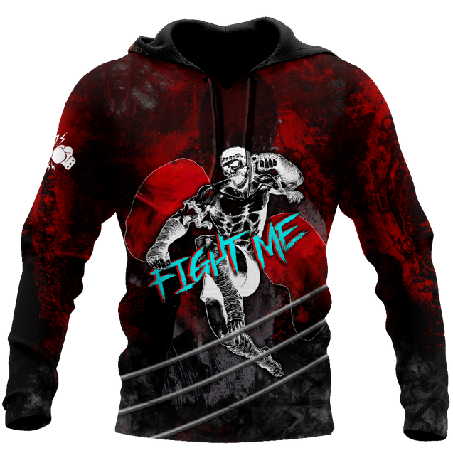 Fight me Muaythai Kickboxing 3D Printed MH200520-Apparel-ML-Hoodie-S-Vibe Cosy™