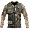 Custom armor 3d hoodie shirt for men and women HG62101-Apparel-HG-Zip hoodie-S-Vibe Cosy™