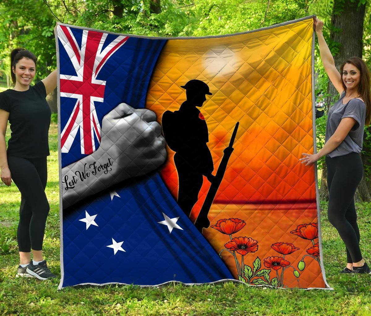 Honor and respect day Australia Veteran Quilt