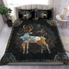 VIntage Mandala Deer Quilt Bedding Set HAC270508-Quilt-MP-Twin-Vibe Cosy™