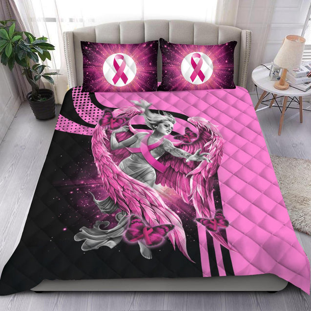 Breast Cancer Angel Survivor Quilt Bedding Set HAC130604-Quilt-SUN-King-Vibe Cosy™