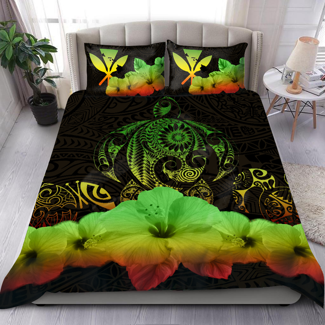 Hawaii Polynesian Turtle Bedding Set-ML-ML-US Twin-Vibe Cosy™