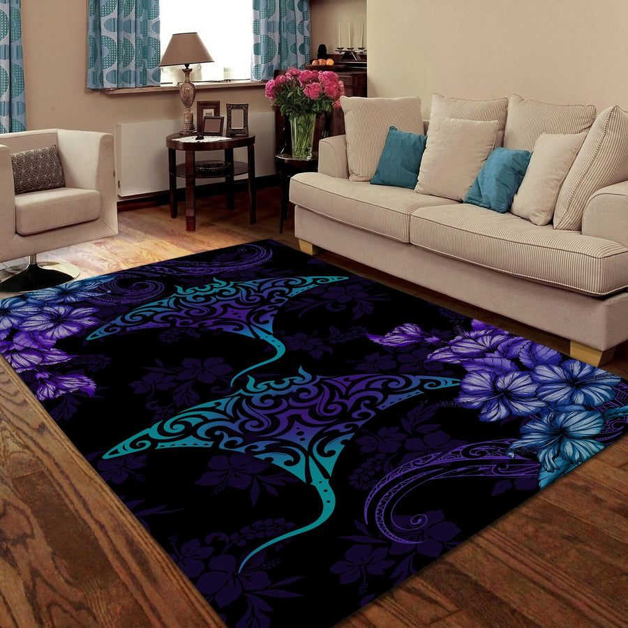 Beautiful Ray Hibiscus Hawaii Rug - Amaze Style™-Rug