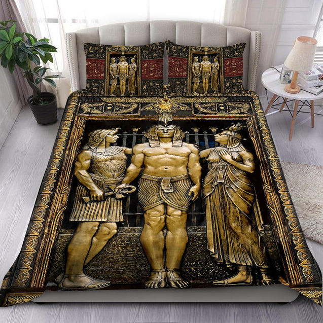 Ancient Egyptian God Bedding Set JJ12062002-Bedding-MP-Twin-Vibe Cosy™