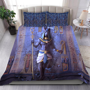 Anubis Ancient Egypt Bedding Set JJ08062003-Quilt-MP-Twin-Vibe Cosy™