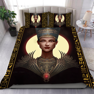 Ancient Egyptian Nefertari Bedding Set JJ24062002-Bedding-MP-Twin-Vibe Cosy™