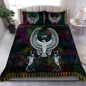 Hieroglyphics Ancient Egyp Bedding Set JJ10062001-Bedding-MP-Twin-Vibe Cosy™