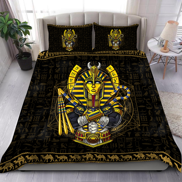 Ancient Egyptian Gods Bedding Set JJ08062004-Bedding-MP-Twin-Vibe Cosy™