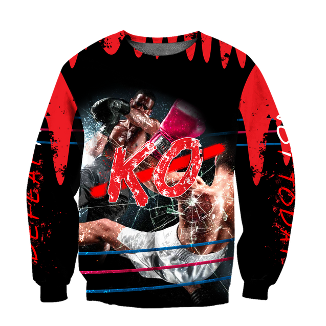 Defeat me Kickboxing 3D Printed MH280520-ML-Apparel-ML-SweatShirts-S-Vibe Cosy™