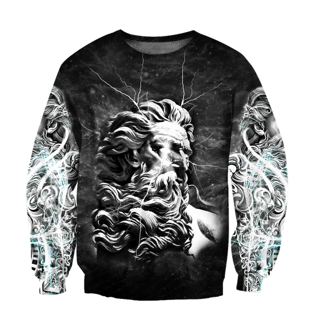 Zeus - King of God 3D Printed MH230520-Apparel-ML-SweatShirts-S-Vibe Cosy™