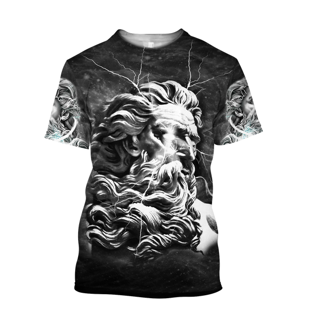 Zeus - King of God 3D Printed MH230520-Apparel-ML-T-Shirt-S-Vibe Cosy™