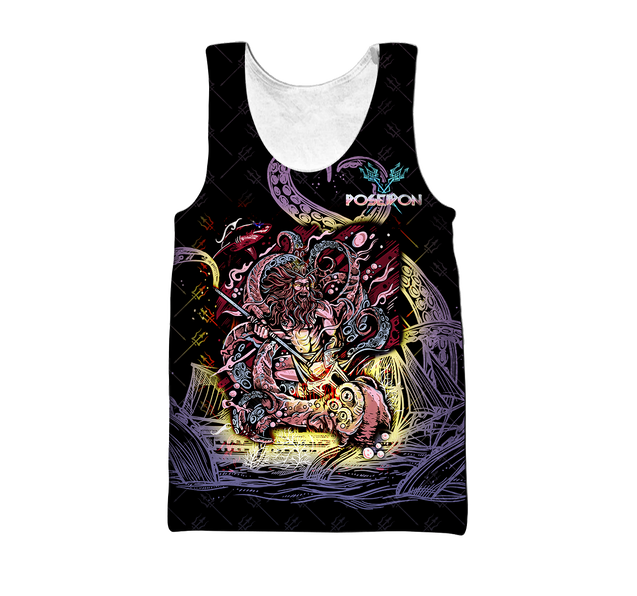 Poseidon Master of the sea Over 3D Printed MH270520-ML-Apparel-ML-Tank Top-S-Vibe Cosy™