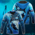 Scuba Diving 3D All Over Printed Shirts For Men and Women-ALL OVER PRINT HOODIES-HP Arts-Zipped Hoodie-S-Vibe Cosy™