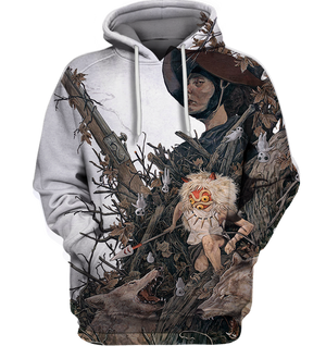 3D All Over Print Mononoke 15 Shirt-Apparel-HbArts-Hoodie-S-Vibe Cosy™