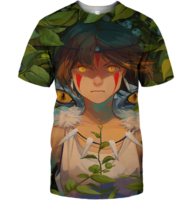 3D All Over Print Mononoke 19 Shirt-Apparel-HbArts-T-Shirt-S-Vibe Cosy™