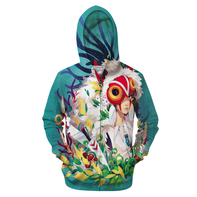 3D All Over Print Mononoke 22 Shirt-Apparel-HbArts-Zip-Up Hoodie-S-Vibe Cosy™