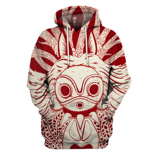 Mononoke-ghibli-HbArts-Hoodie-S-Vibe Cosy™