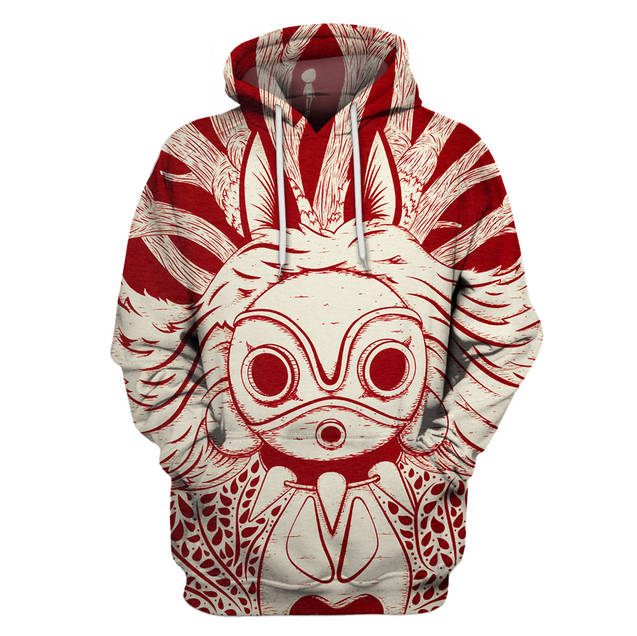 Mononoke-ghibli-HbArts-Hoodie-S-Vibe Cosy™