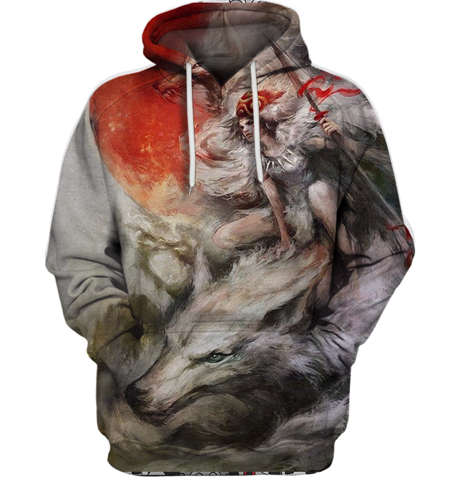 3D All Over Print Mononoke 03 Shirt-Apparel-HbArts-Hoodie-S-Vibe Cosy™
