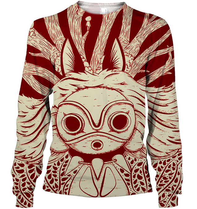 Mononoke-ghibli-HbArts-Sweatshirt-S-Vibe Cosy™