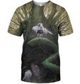 3D All Over Print Mononoke 04 Shirt-Apparel-HbArts-T-Shirt-S-Vibe Cosy™