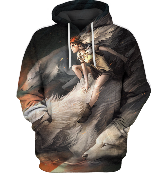 3D All Over Print Mononoke 06 Shirt-Apparel-HbArts-Hoodie-S-Vibe Cosy™
