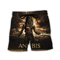 Ancient Egypt Anubis 3D All Over Printed Clothes Hoodie MP030305-Apparel-MP-Shorts-S-Vibe Cosy™
